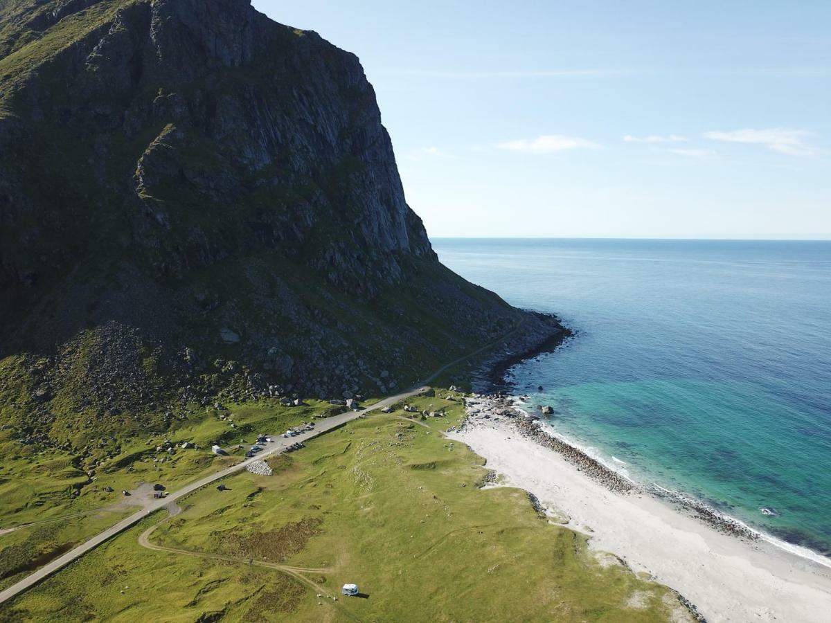 Midnight Sun View Lofoten Ferienhaus Leknes